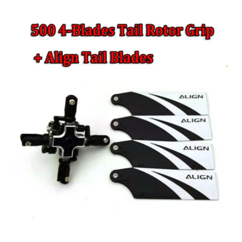 RC 500 2 Pairs blaes with 1pcs 4mm Shaft4-Blades Rotor Tail For RC 500 PRO Helicopter Kit