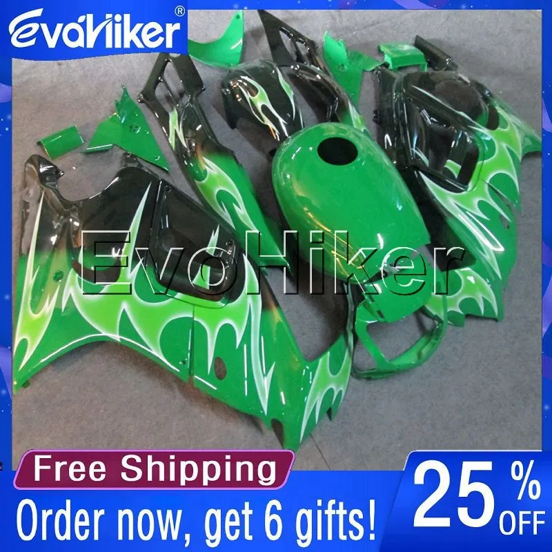 Custom motorcycle fairing for CBR600F3 1995 1996 CBR600 F3 95 96 Injection mold motorcycle bodywork kit green+gifts