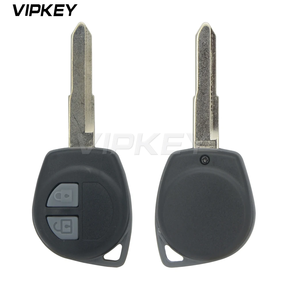 Remotekey kunci mobil Remote, kunci mobil Remote untuk Suzuki Swift Splash 2005 2006 2007 2008 2009 2010 mhz 2 tombol HU133R dengan Chip ID46 2 buah