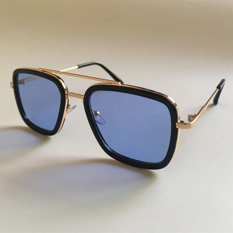 Kids Lentes Tony Stark Sunglasses Vintage Glasses Children 8-16 Years Old Boys And Girls Sun Glasses Gafas Oculos image 2