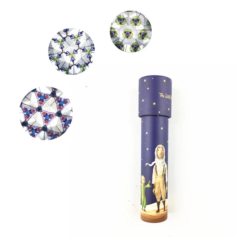 20cm the little Prince  Rotating Kaleidoscopes  Rotation Adjustable Fancy Colored World Baby Toy Children Autism Kid