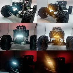 For Axial RBX10 RYFT RC Crawler Car LED Light Kit Remote Control Switch Channel Light Strap Upgrade Parts