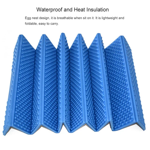 Imagen 2 del producto Desert Fox Colchón plegable ultraligero para dormir, colchoneta portátil de espuma EVA impermeable para playa, Picnic, Camping y Yoga