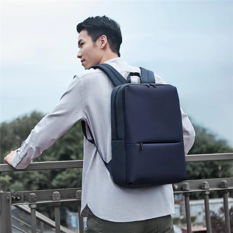 Xiaomi Travel Business Backpack with 3 Pockets Large Zippered Compartments Backpack Polyester 1260D Bags for Men Women Laptop