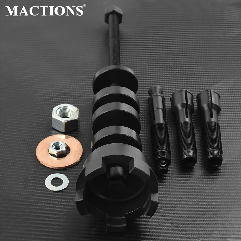 

Motorcycle Black Metal Wheel Bearing Remover Installer Puller Tool For Harley 2000-Up Touring Road King Dyna 3/4" 25mm Pullers