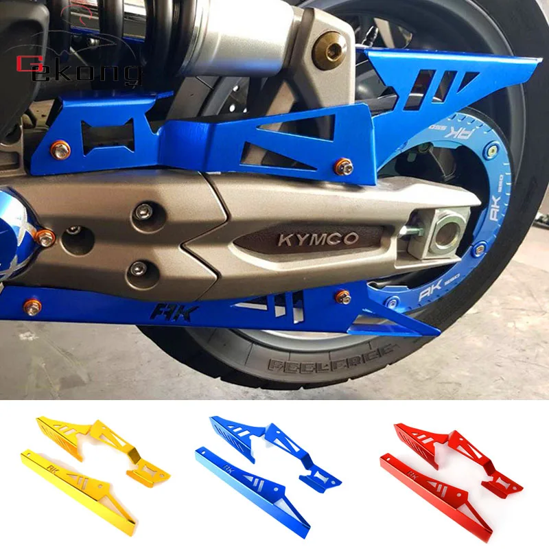 

CNC Aluminium Motorcycle Accessories Chain Guard Chain Belt Cover Protector fit for KYMCO AK550 AK 550 2017-2018