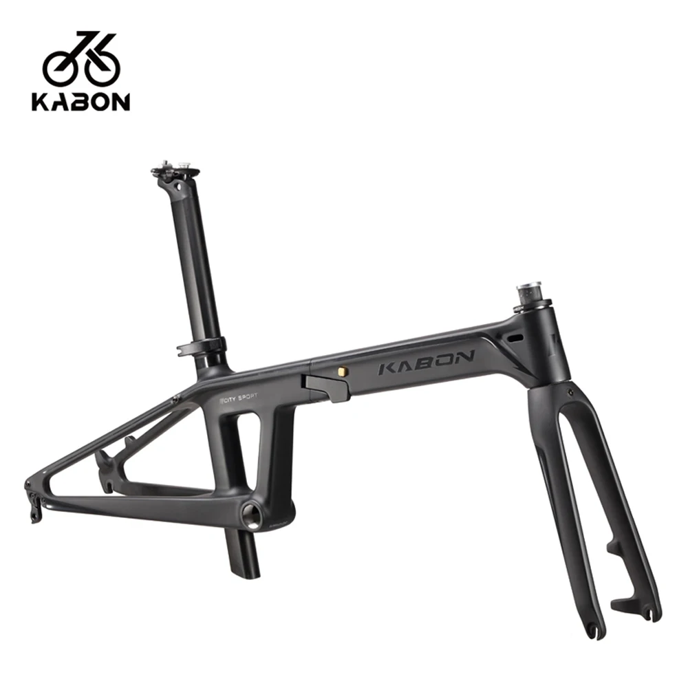 KABON Newest T800 20inch Full Carbon Folding Bike Bicycle Frame 451 Lightweight Frameset