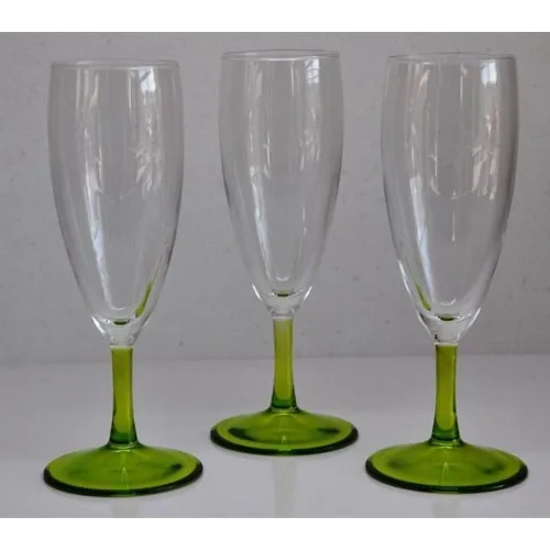 Pasabahce 440070 Green Goblet 3 Pcs