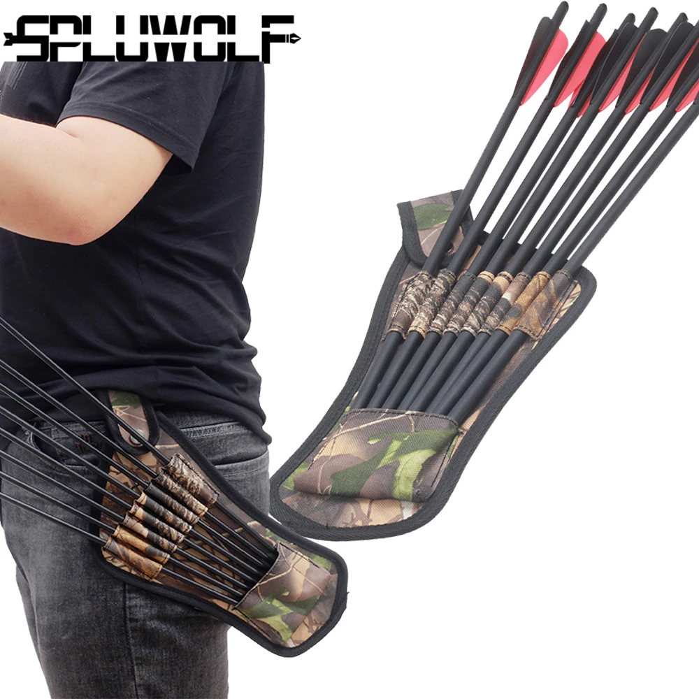 

Archery Bow and Arrow Quiver Holder Bag For Crossbow Hunting Shooting Accessories