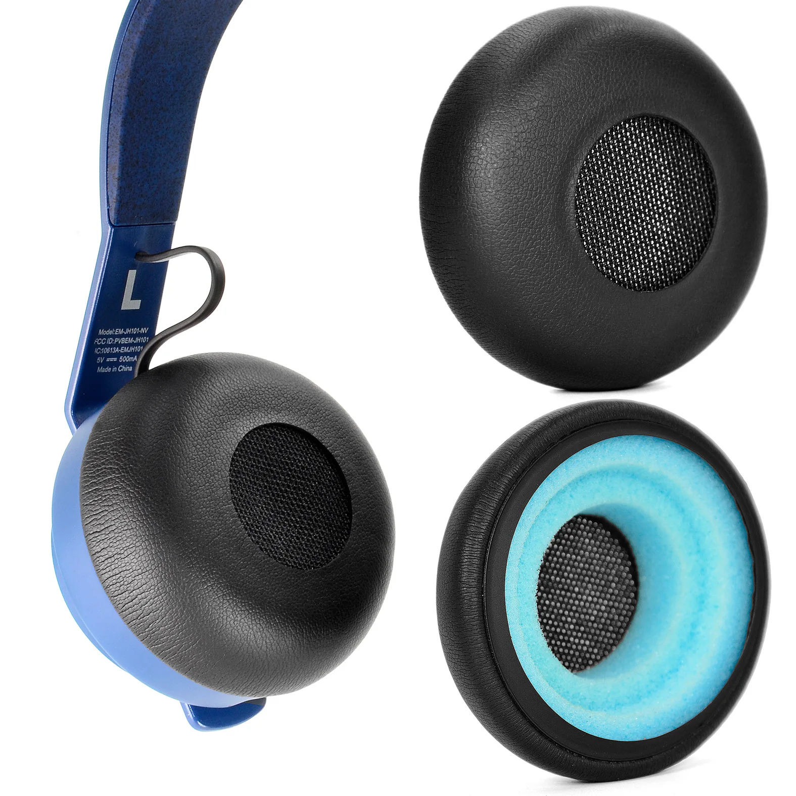 For House of Marley EM-JH101-BK / NV Rebel Headphones Soft Foam Protein Ear Pads Cushion Cover Earpads High Quality