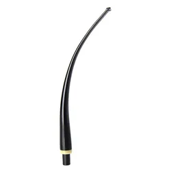 Ru-Long Bent Stem Replacement Churchwarden Tobacco Pipe Mouthpiece Fit 9 mm Filters DIY Pipe  be0136