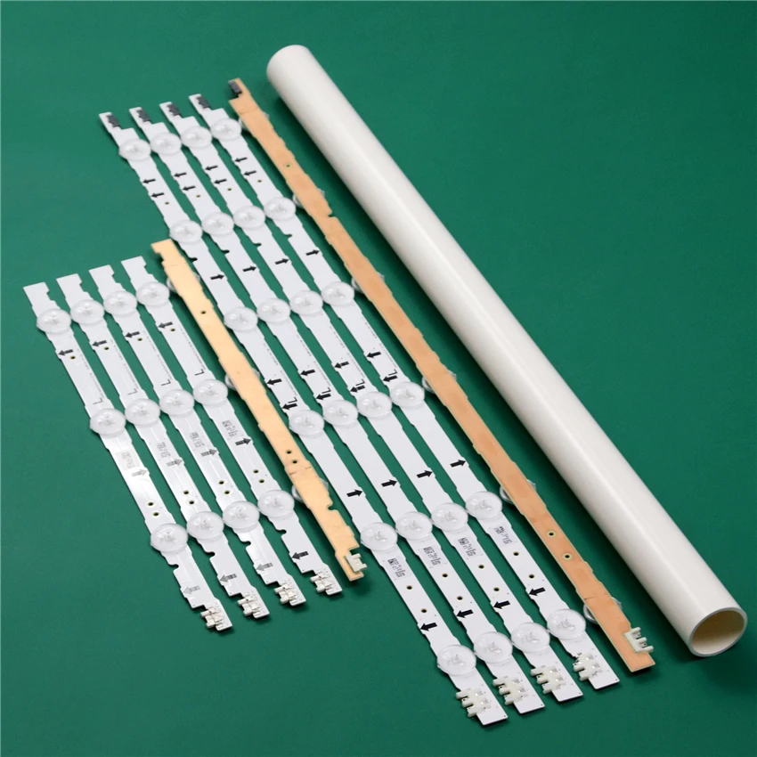 Barre de rétroéclairage LED pour Samsung, règle de ligne, D4GE-400DCA-R1 400DCB-R2, éclairage TV