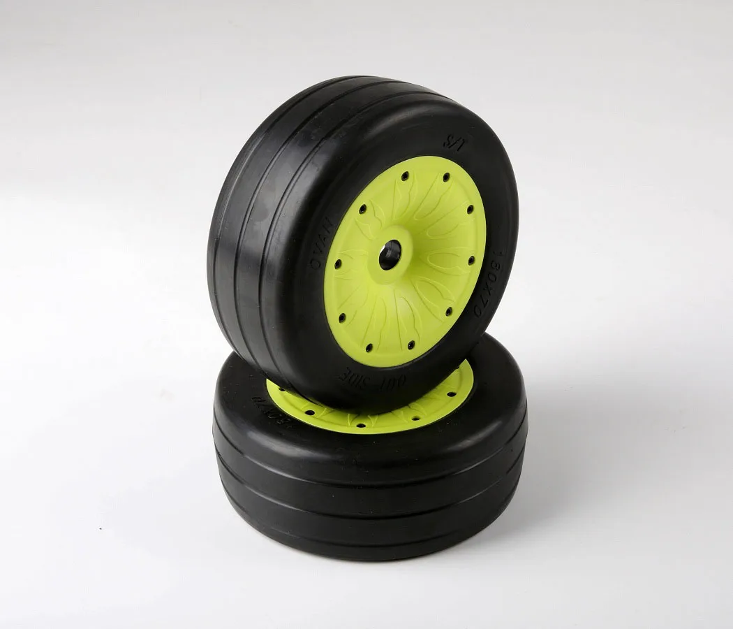 Slick Wheel Tire and Tyre Skin Kit for 1/5 Scale Losi 5IVE-T ROVAN LT KING MOTOR X2 BAJA 4WD SLT