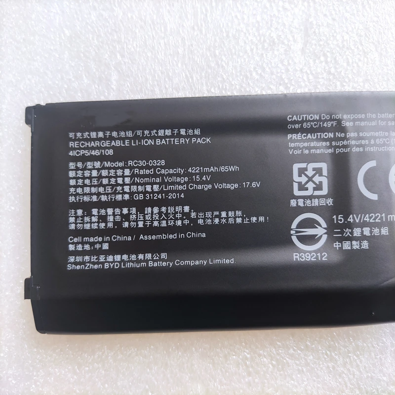 Genuine RC30-0328 Laptop Battery For Razer Blade 15 Edition 2020 2021 RZ09-0330X RZ09-03304X 03305X RZ09-03287E22-R3B1 R3U1 R341