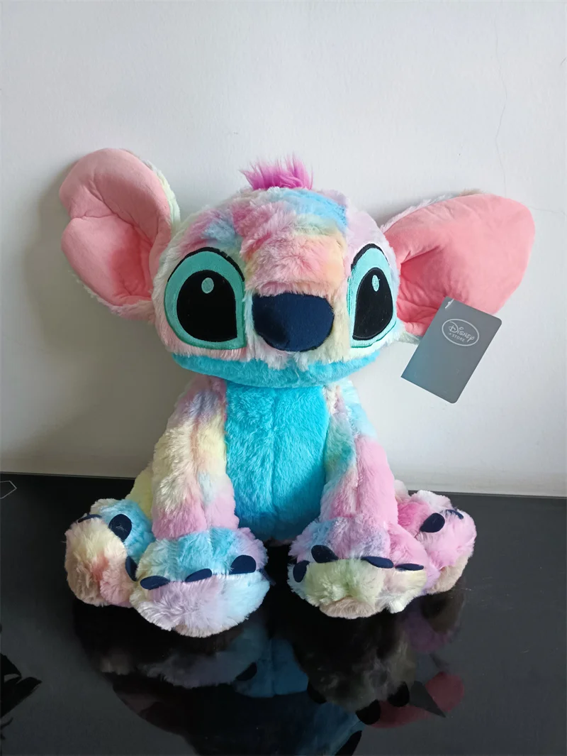 

2021 NEW Disney Cartoon Lilo & Stitch 624 Cute Rainbow Angel plush toys soft dolls for Valentine is Day birthday 40cm