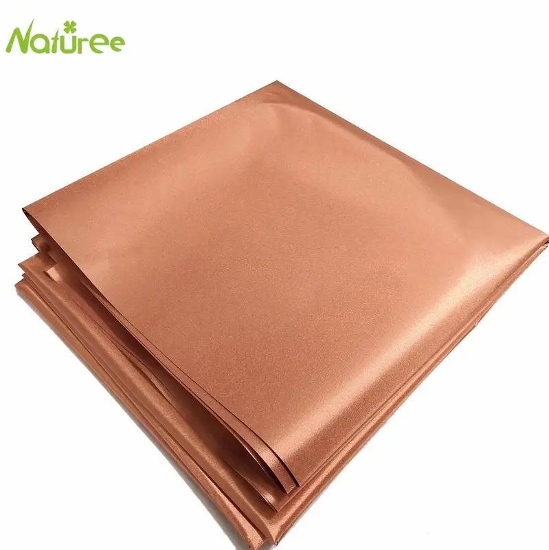 50cm*110cm Copper Fabric Blocking RFID/RF-Reduce EMF/EMI Protection Conductive Fabric for Smart Meters Prevent from Radiation