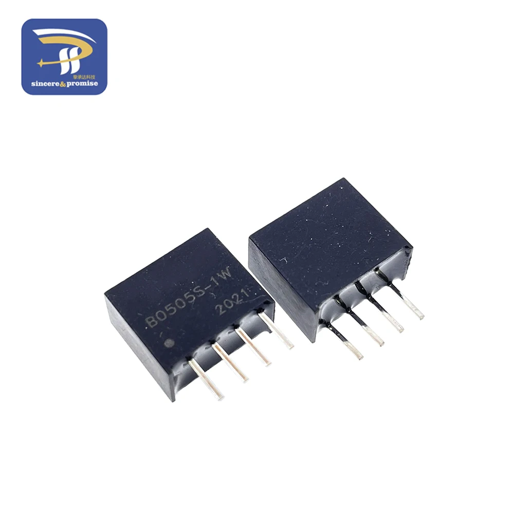 2/5/10PCS/LOT B0505S-1W Regulated Power Supply Module SIP-4 Isolating Switching Converter DC 5V To 5V