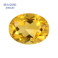 Natural Citrine Natural Loose Gemstone Oval Shape Facetted Cut Size 3*4~10*14mm For DIY Jewelry