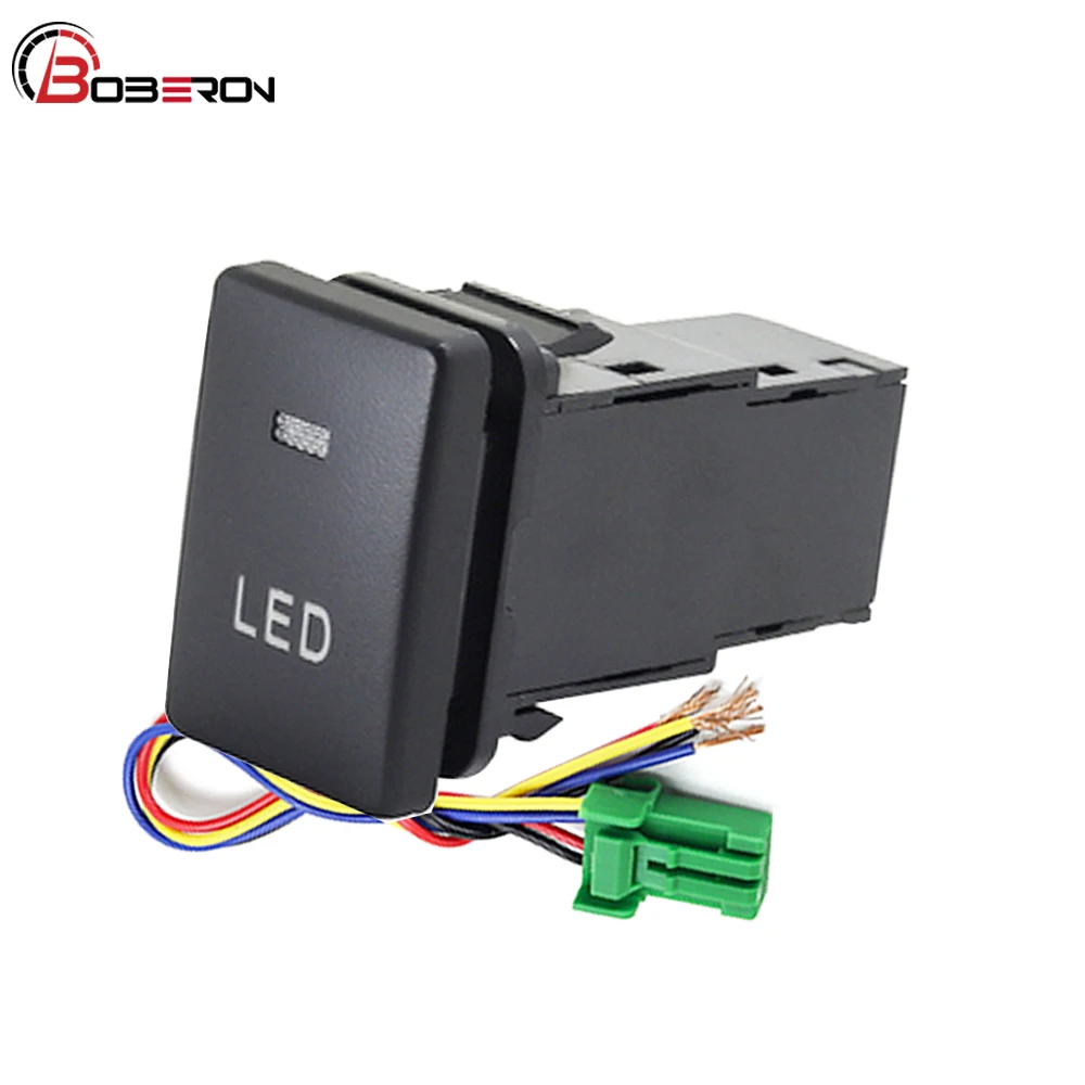 Car LED Light Switch Button With Wire Fit For Mitsubishi Outlander 2013 2014 2015 2016 2017 2018 2019 2020
