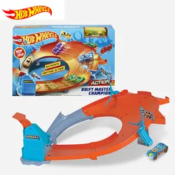 Original Hot Wheels Track City Mega Car Wash Connectable Play Set Diecast Discolour Hotwheels Toys for Children Birthday Gift