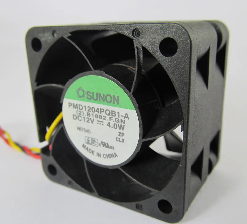 1pc SUNON PMD1204PQB1-A 40mmx28mm 4028 12V 4.0W DC BRUSHLESS Fan 3 pin Connectors