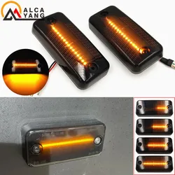 6Pcs Amber Dynamic Flowing LED Side Marker Light For Iveco Fiat Ducato Citroen Relay Peugeot Boxer Renault VOLVO MAN