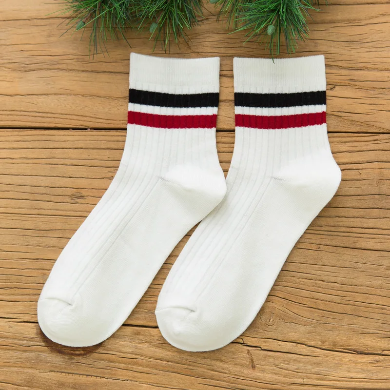 DOIAESKV Fashion New Cotton Men's Socks Casual Breathable Active Socks High Quality Man Solid Long Socks EU39-44