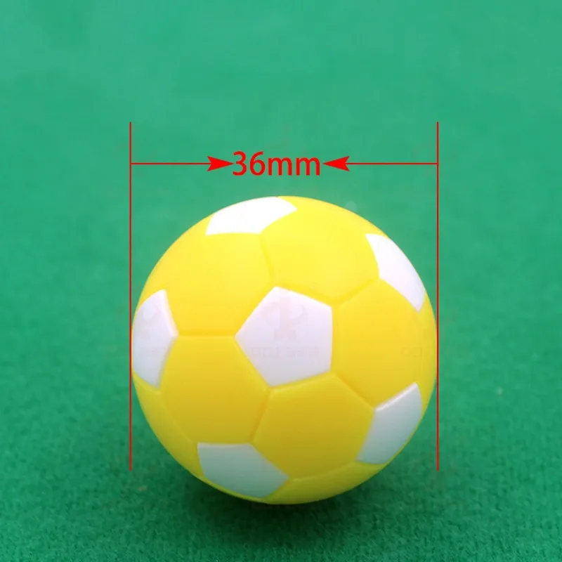 ZHjuju - Lot De 12 Balles De Baby-foot 36 Mm, Multicolores, En ABS, Balles De Rechange Pour Table De Baby-foot, Pour Enfants Et Adultes, Fêtes D'anniversaire