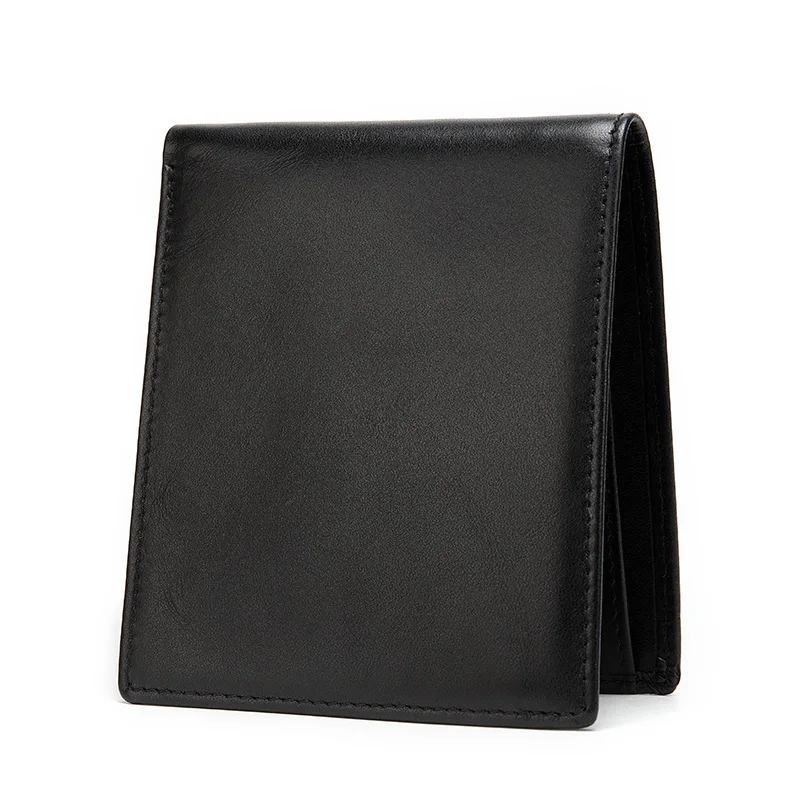 WESTAL men\'s genuine leather purse fashion desinger slim wallet RFID money bag for men card holder engrave name gifts bags 9061
