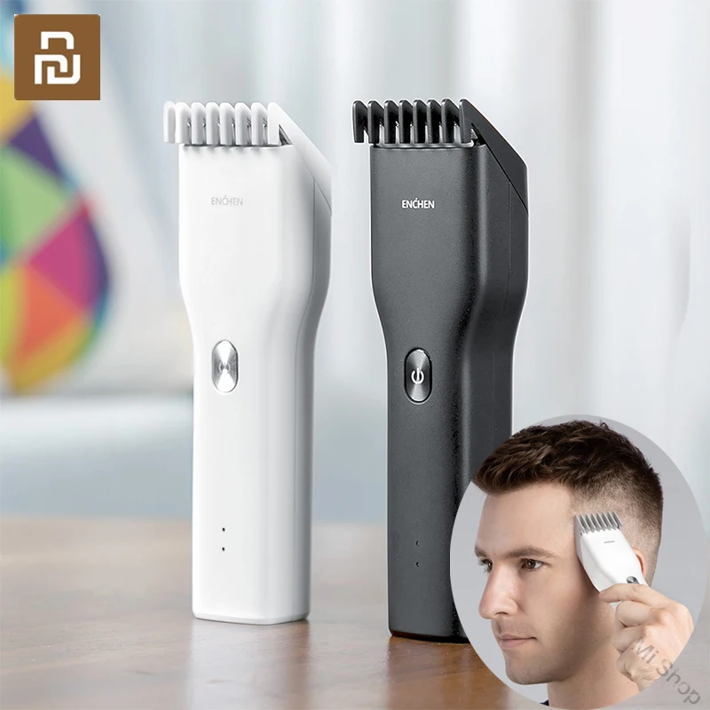 New Youpin Enchen Boost Hair Clipper USB Electric Hair Clipper Two Speed Ceramic Cutter Hair Fast Charging Hair Trimmer Children