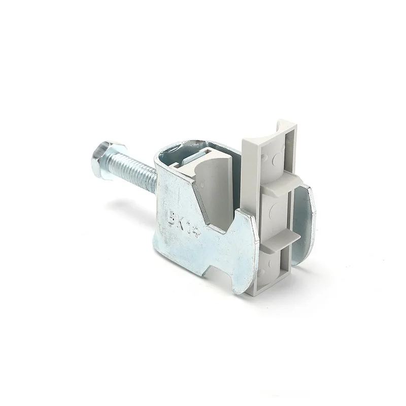 Metal cable clamp BK14 C type track clamp, cabinet cable fixing card
