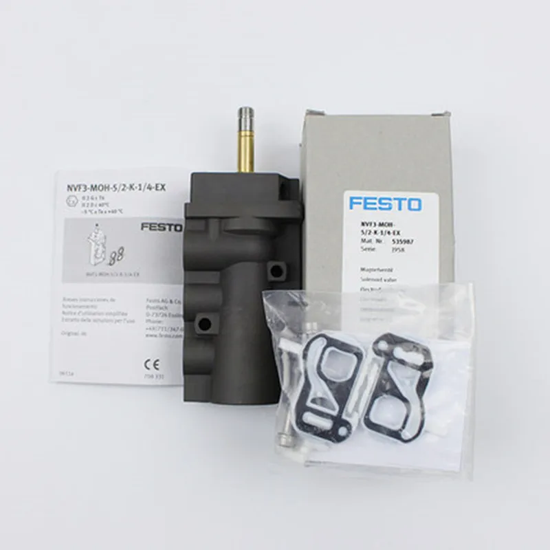 FESTO Explosion-proof solenoid valve festo solenoid valve NVF3-MOH-5/2-K-1/4-EX535987  pneumatic electromagnetic valve