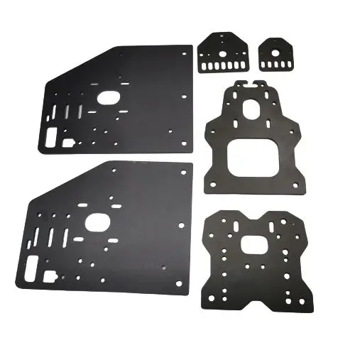 Funssor OX CNC Aluminium Plates Kit OX CNC Gantry Plate Set Openbuilds OX CNC ROUTER KIT vslot with Universal Threaded Rod Plate