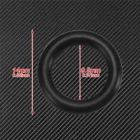 Motorcycle 10PCS 11105 Sealing Ring Engine Transmission Twin Cam Oil Drain Plug O-Ring Black For Harley Touring Sportster Dyna 6