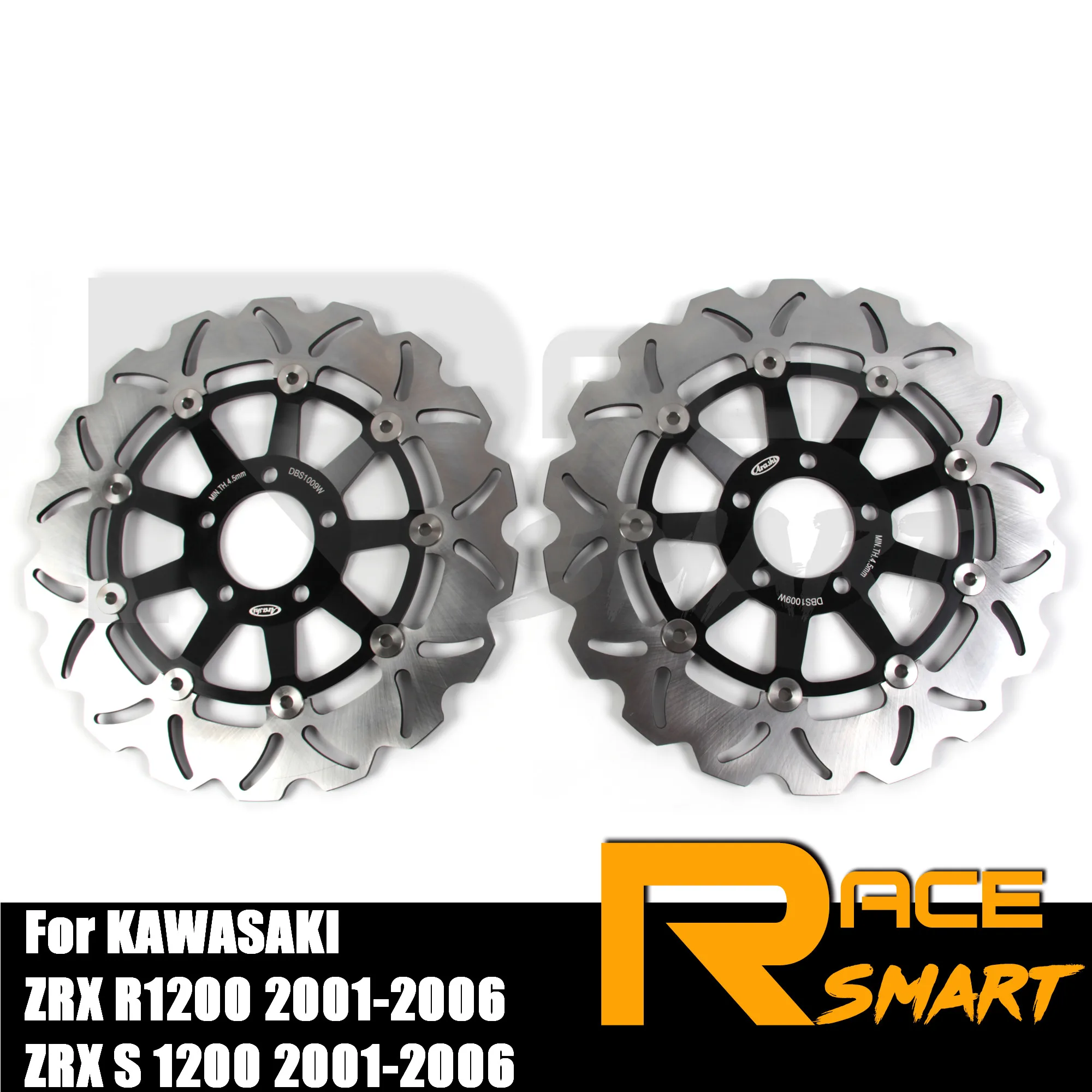 Front Brake Disks For KAWASAKI ZRX1200 ZRX1200S ZRX1200R 2001-2006 Motorcycle Brake Discs Rotors ZRX 1200 1200S 1200R 2002 2003