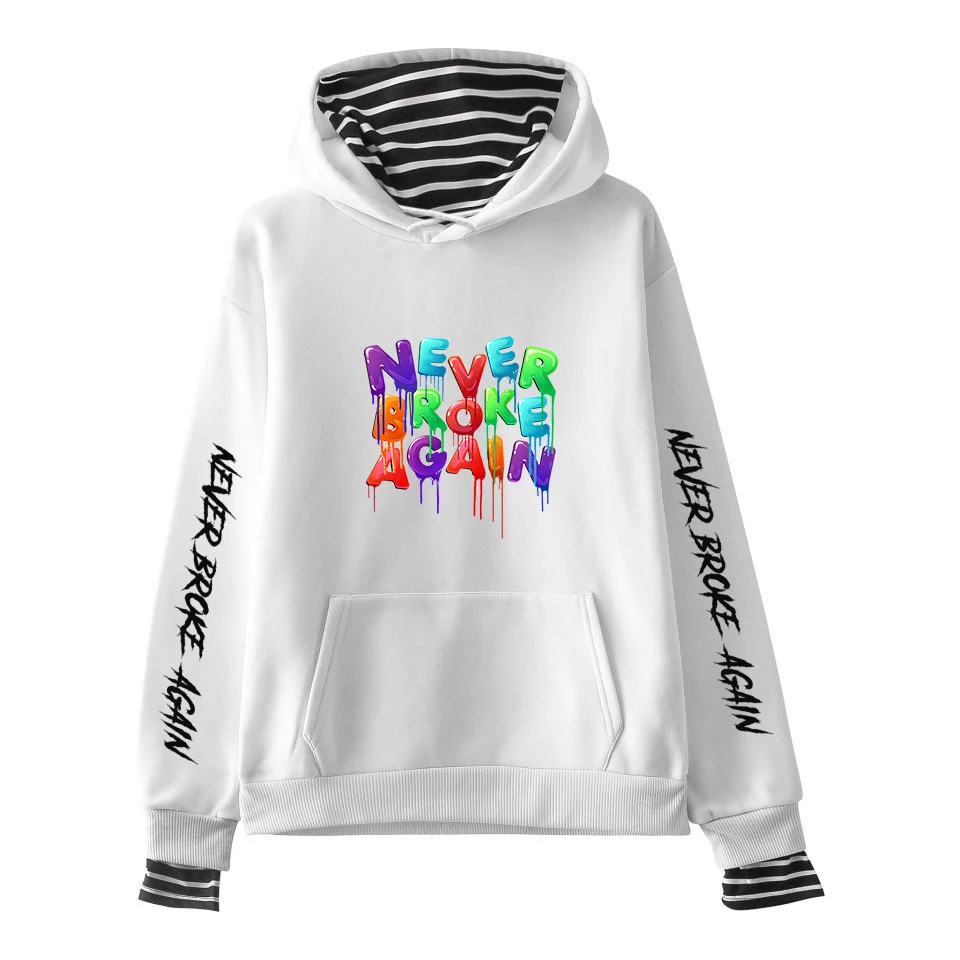 YoungBoy Never Broke Again Hoodie Fake Two Piece Women's Hoodie Long Sleeve Sweatshirt Harajuku Streetwear Pullovers