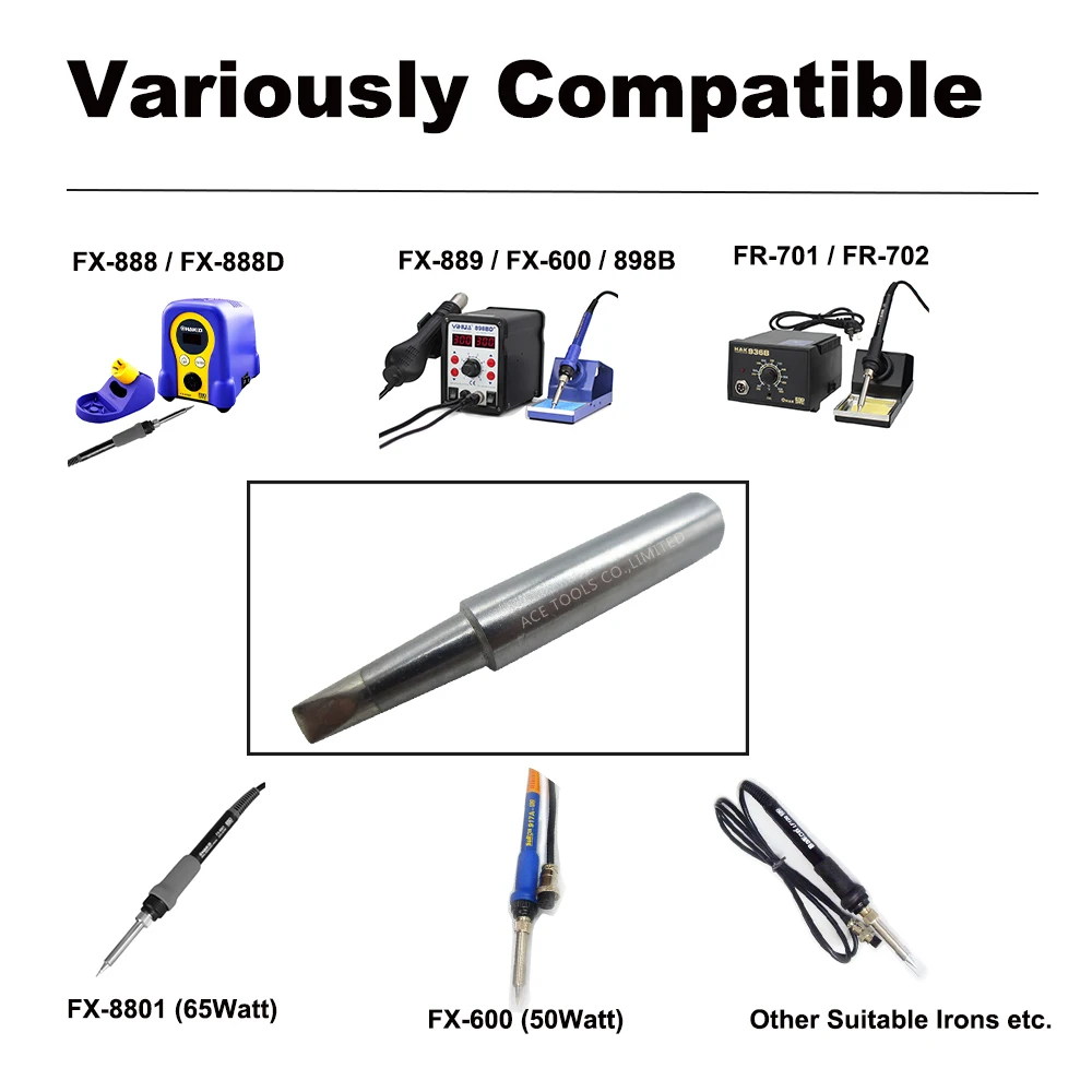 T19-D32 Soldering Tip Screwdriver 3.2mm 0.125" Replacement Fit for HAKKO FX-601 Lead Free Iron Bit Nozzle Pencil Handle