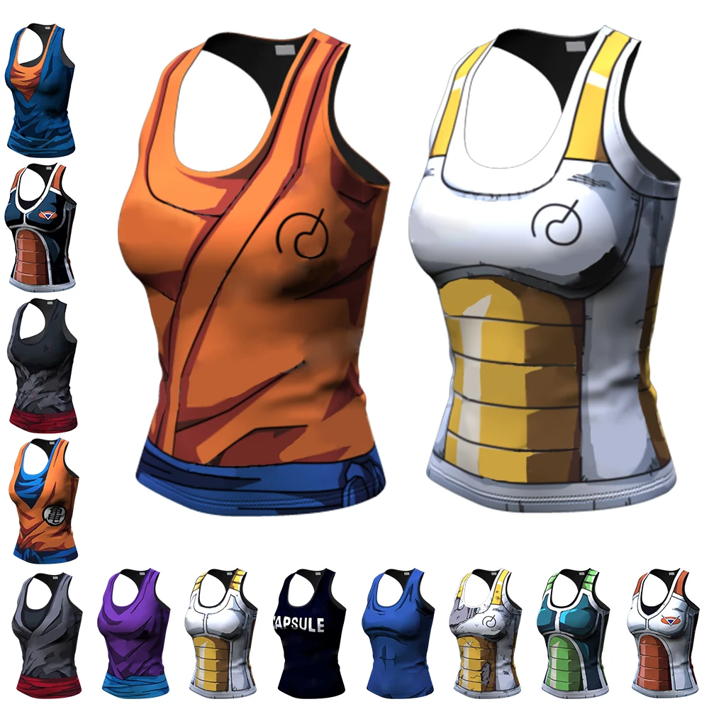 2021 Popular Summer New Women\'s 3D Printing Running Vest Comfortable Sleeveless Sports Wear T-Shirt Casual Personality Tank Tops