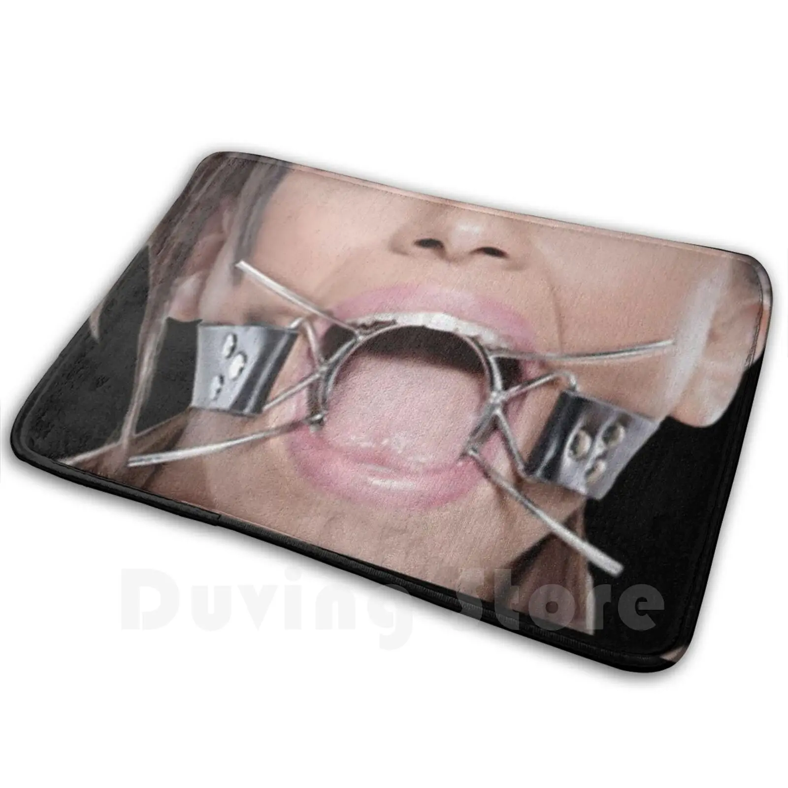 Carpet Funny Open Mouth Ball Gag Carpet Soft Non-Slip Mat Rug Carpet Cushion Ball Gag Bdsm Ball Ballgag Gag Bondage Fetish