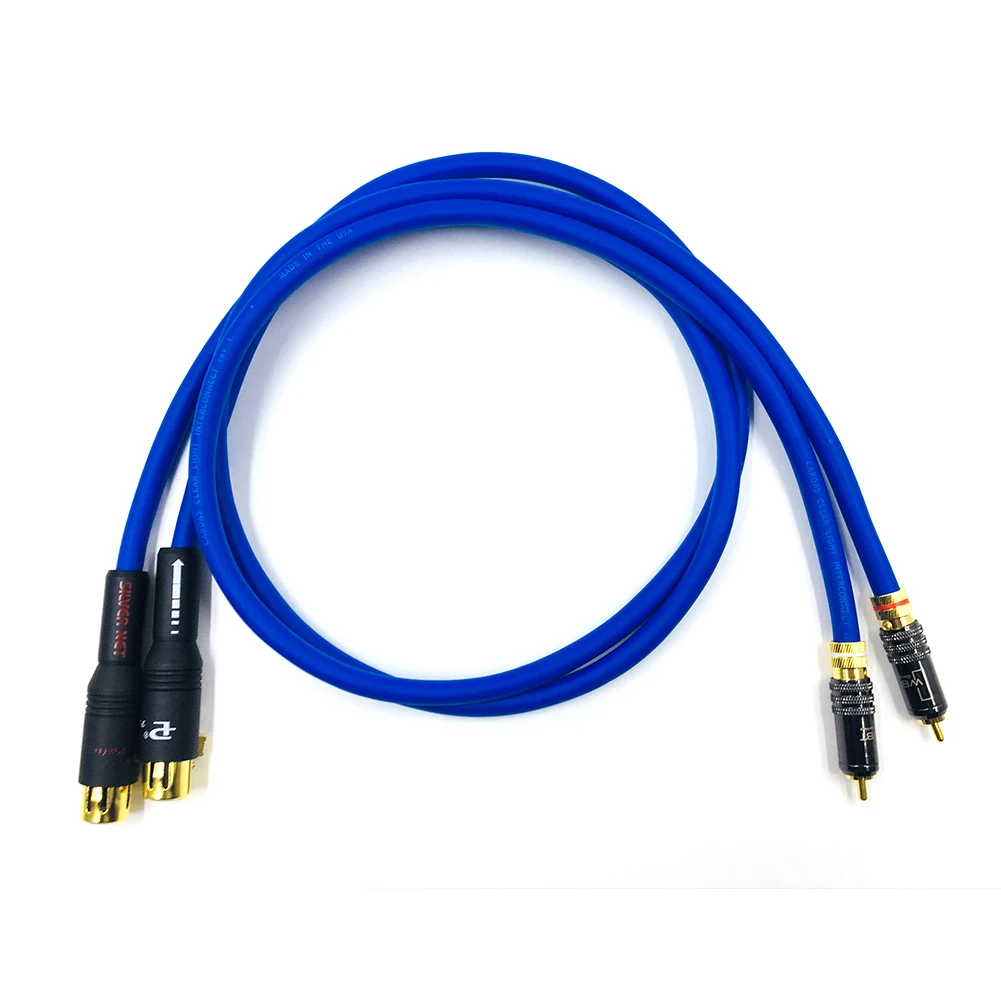 

Hifi Cardas Audio XLR «мама» на RCA «папа» Кабели HIFI Audio 3-футовый двойной XLR «мама» на двойной разъем RCA «папа» Патч-кабель