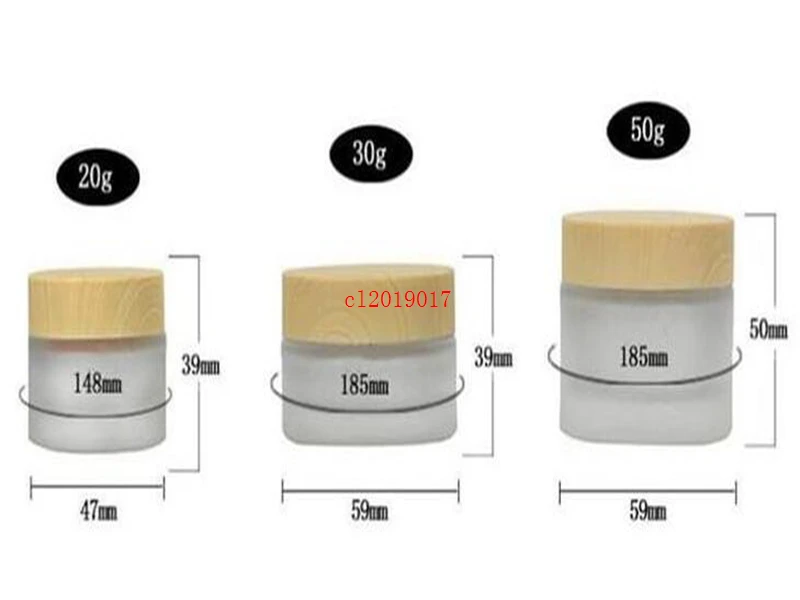 Imagem -02 - Frasco de Creme de Vidro Fosco com Tampas Loção Spray Garrafa Cosméticos Contai 20ml 30ml 40ml 50ml 60ml 80ml 100ml