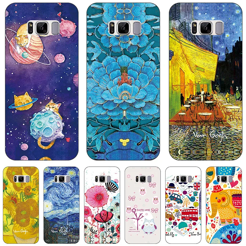 Case for Samsung Galaxy S8 SM-G950F G9500 Cover Silicone Soft TPU Protective Phone Cases Coque