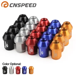 20pcs Closed- End 35mm Racing Lug Nut M12x1.5 Racing Forged 7075-t6 Aluminum HEX 19mm Wheel Lug Nuts Style Yc101089