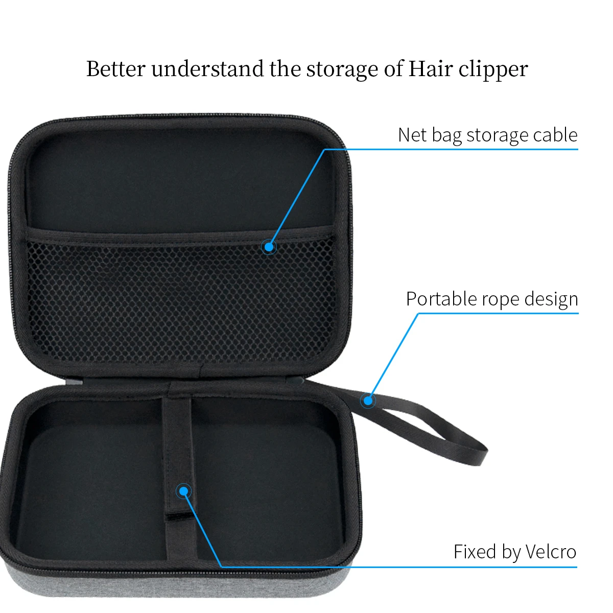 Hard EVA Storage Bags for Xiaomi Mijia Electric Hair Clipper Case Portable Hair Trimmer Haircut Travel Carrying Box