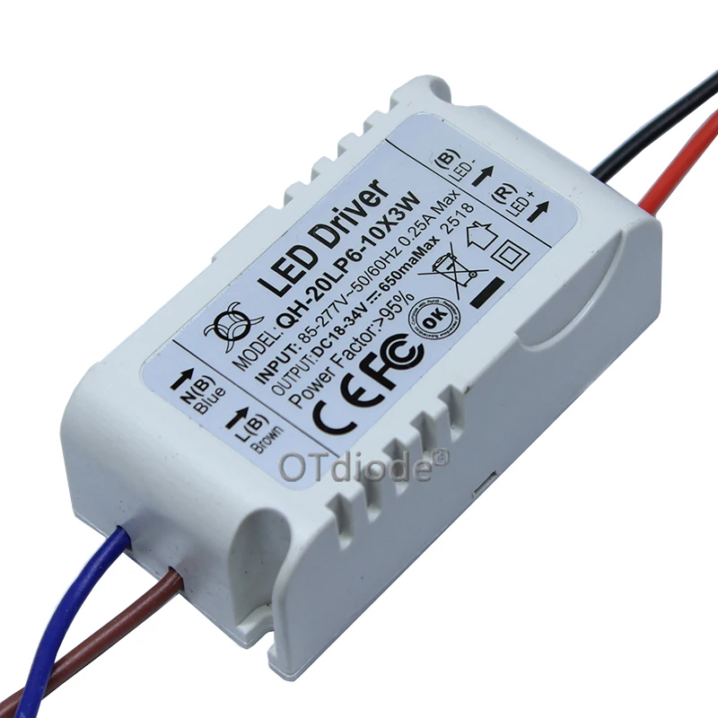 Imagem -05 - Driver de Led Externo de Corrente Constante Transformador de Iluminação de Isolamento 1w 3w 5w 10w 20w 36w 50w 300ma 450ma 600ma 900ma 1500ma