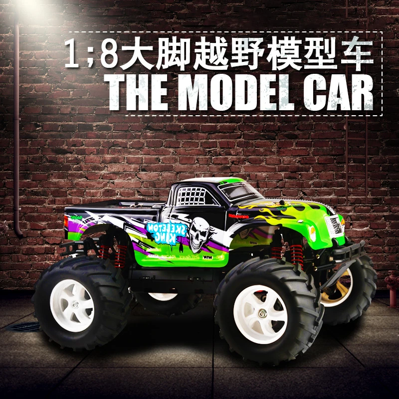 4WD Brushless Power RC Car 1: 8 Scale 80KM/H Multi-Terrain Cross-Country 200M Remote Control Electric High-Speed Racing Car Toy