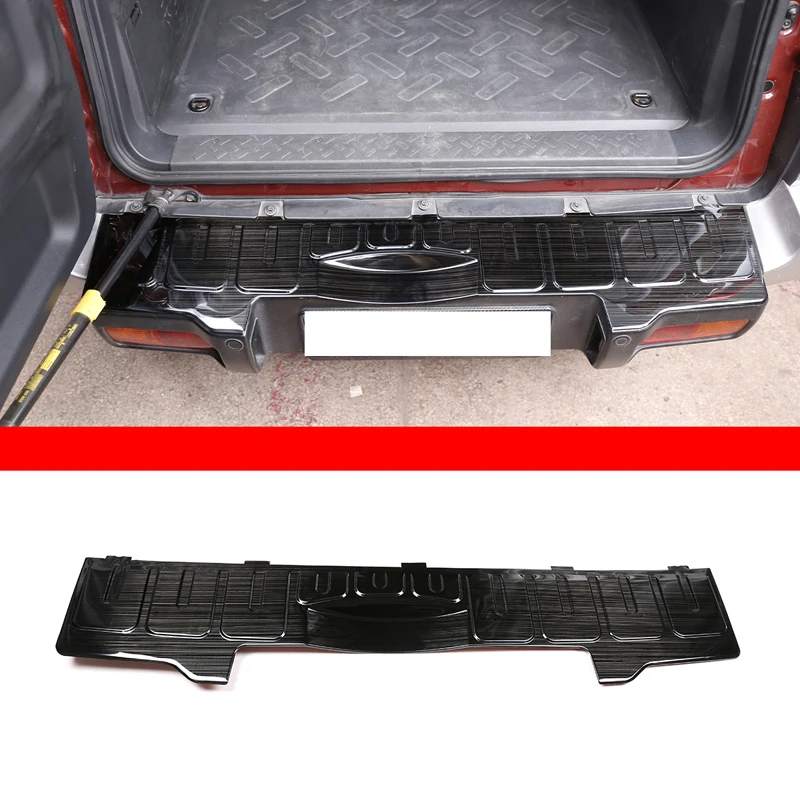 

For Toyota FJ Cruiser 2007-21 Stainless Steel Car Trunk Door Guard Strip Sill Plate Protector Rear Bumper Guard Trim Cover Strip