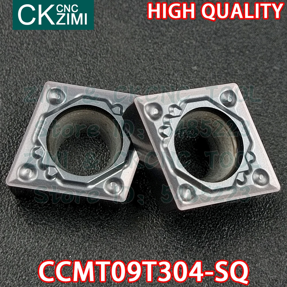 CCMT09T304-SQ ZM1125 CCMT 09T304 SQ 카바이드 인서트 내부 선삭 인서트 공구 CNC 목재 선삭 기계 금속 선반 공구