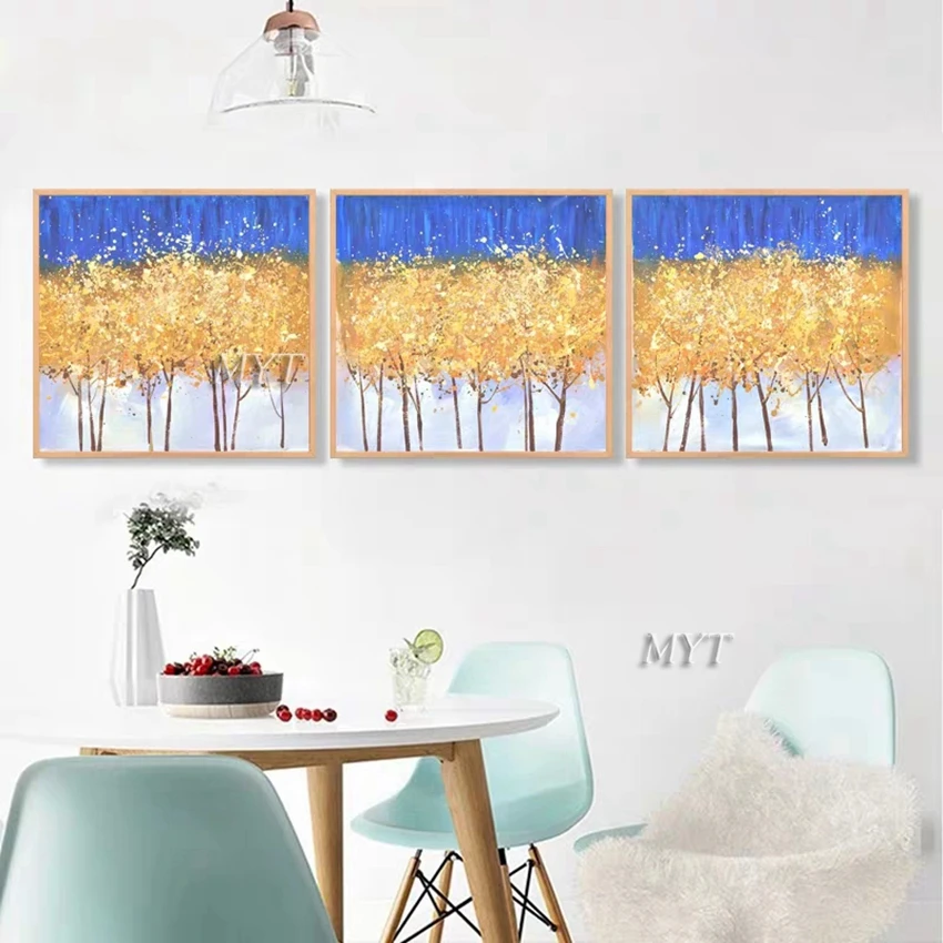 Feel Everything In Loveliness Autumn Abstract Handmade Oil Painting Home Decorative Canvas Wall Art Modern Decoration Unframe