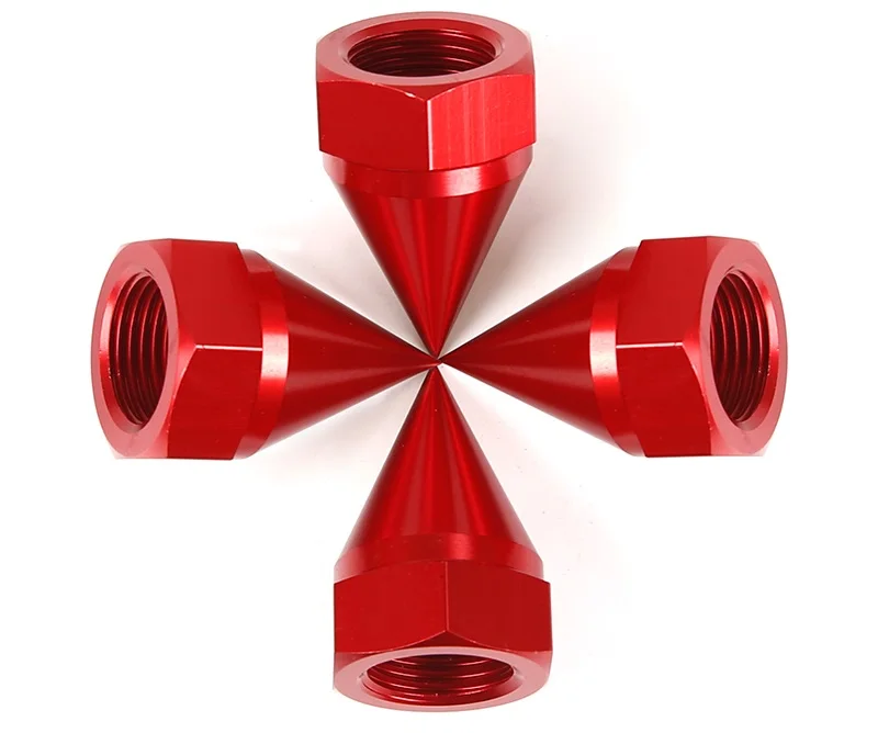 Enclosed Pointed CNC Aluminum Wheel Nuts for 1/5 LOSI 5IVE-T V5 Rovan LT Kingmotor X2